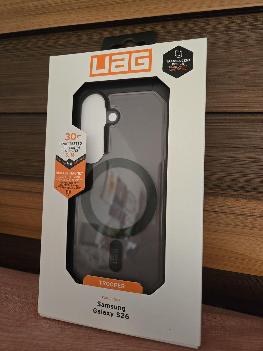 Ag Adriano Goldschmied Trooper Samsung Galaxy S26 Case - Smoke Translucent